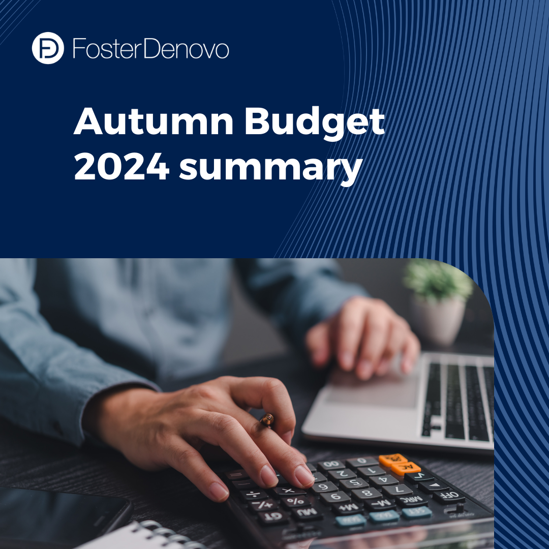 Autumn budget 2024 summary